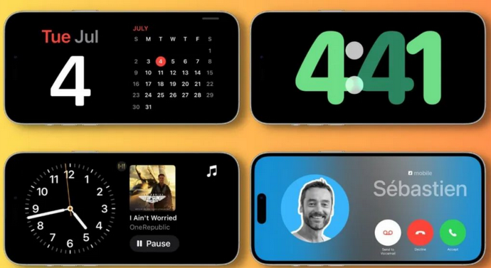 肇州苹果手机维修分享iOS17横屏充电待机显示有什么好处 