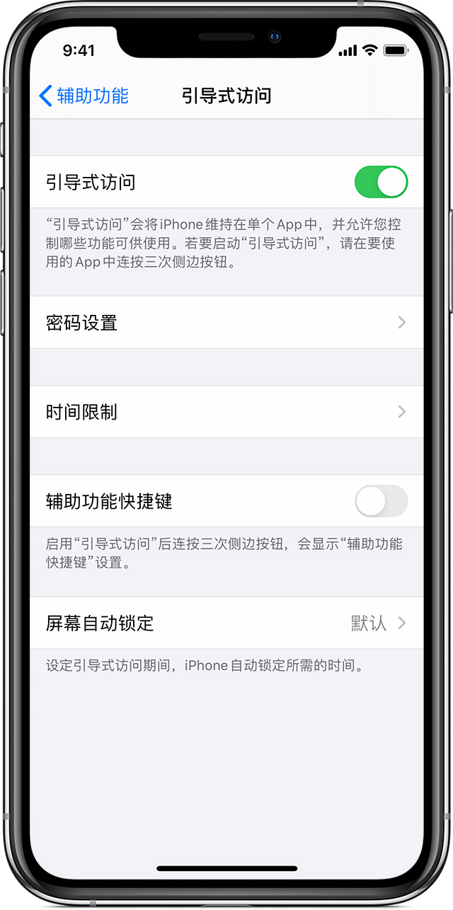 肇州苹果手机维修分享如何在 iPhone 上退出引导式访问 