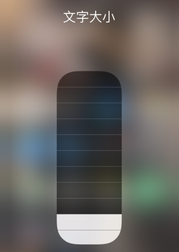 肇州苹果手机维修分享小技巧：在 iPhone 控制中心快速调节字体大小 